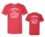 Westside Barbell Nitro T-Shirt in Rot mit Vorder- und Rückseite